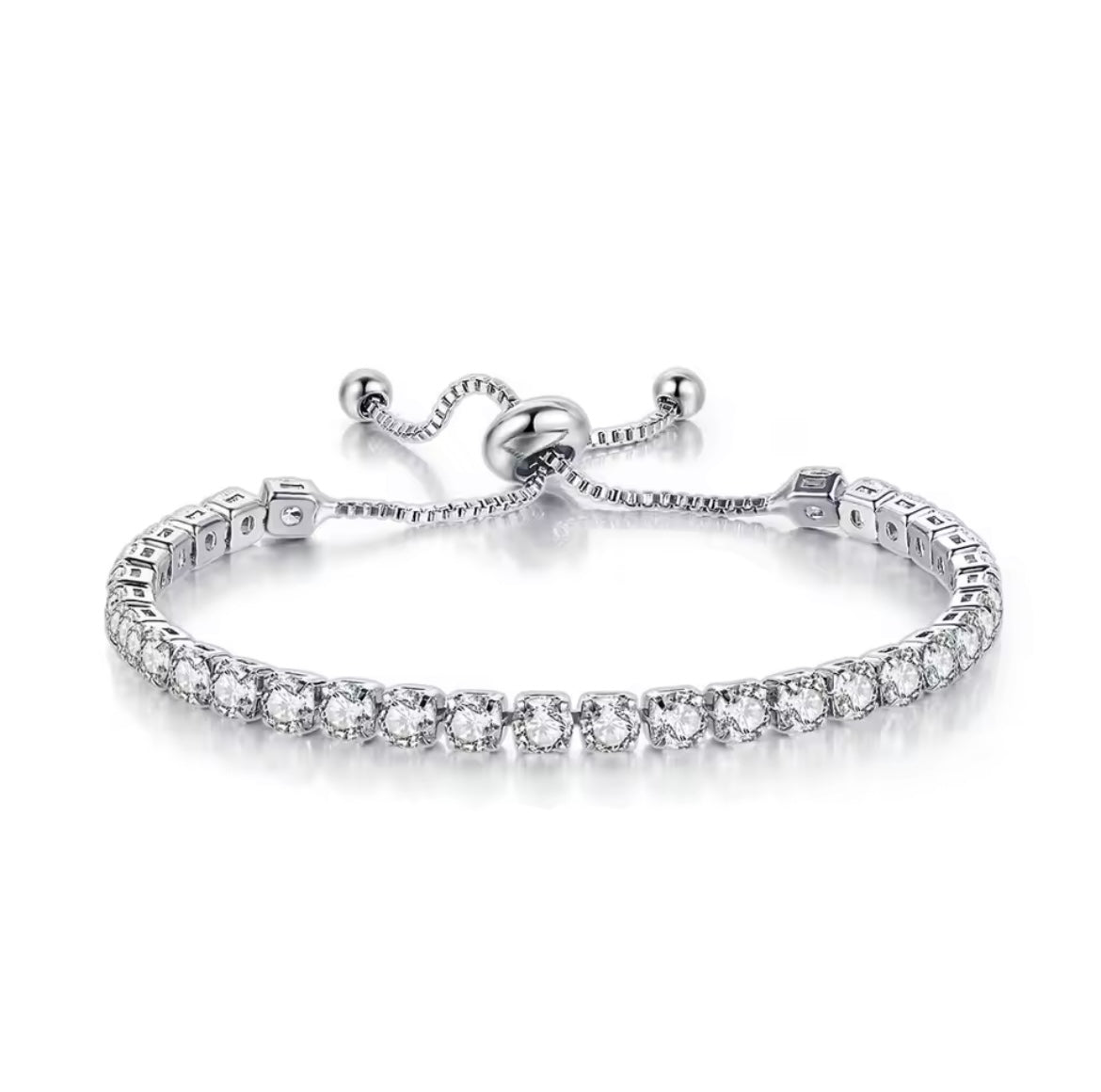 Tennis Armband Zilver